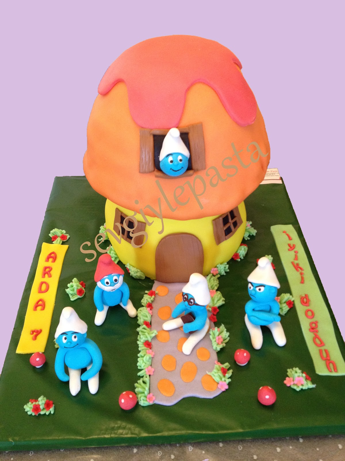 Sevgiyle Pasta Sirinler Evi Pastasi