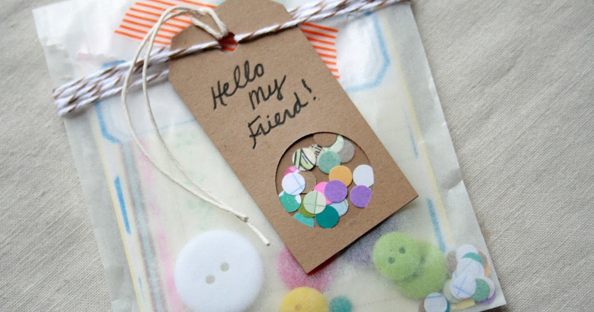 Confetti Gift Tag