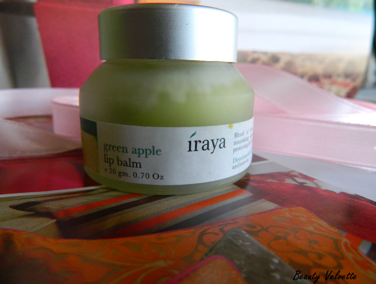 Beauty Velvette Reviewed IRAYA Green Apple Lip Balm