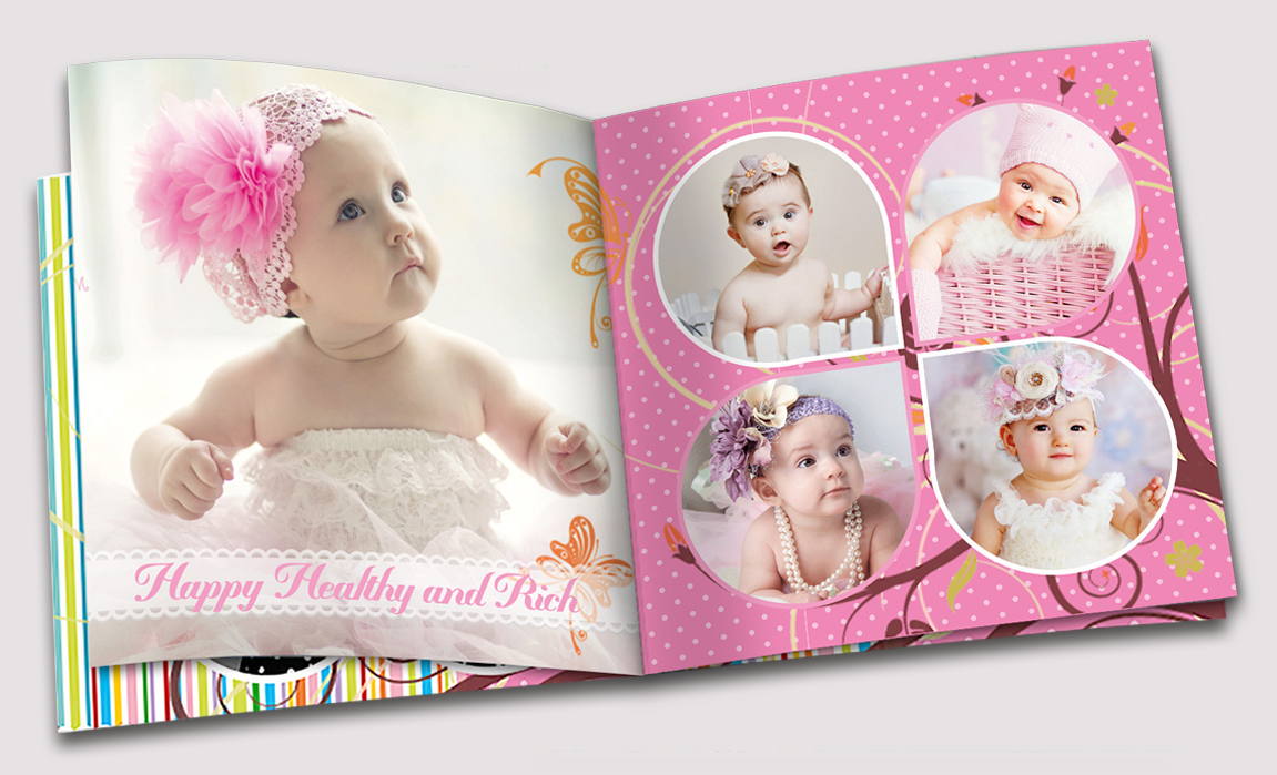 Beautiful Baby Record Book Templates For Fast Photobook Creation