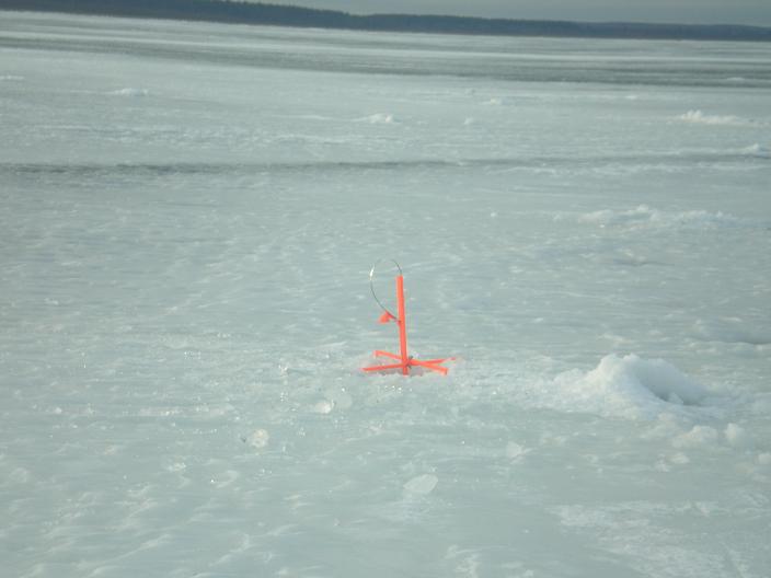 Ice fishing with tip ups The Metro Pioneer