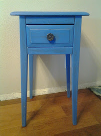 Blue jay blue entry table $sold