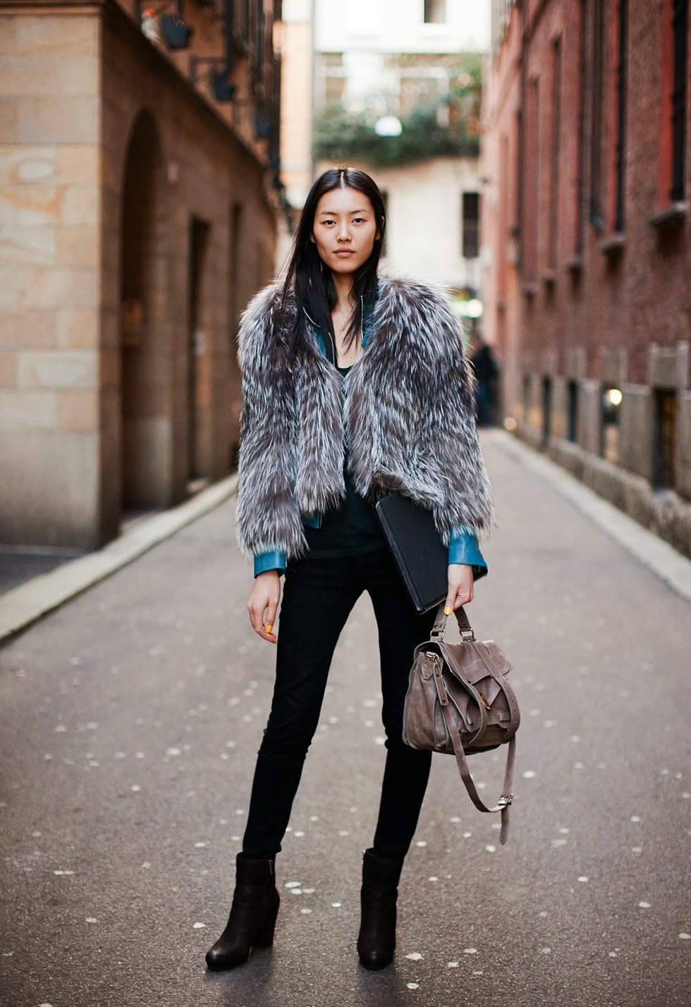 Just Smile With Style: What To Wear With A Fur Coat