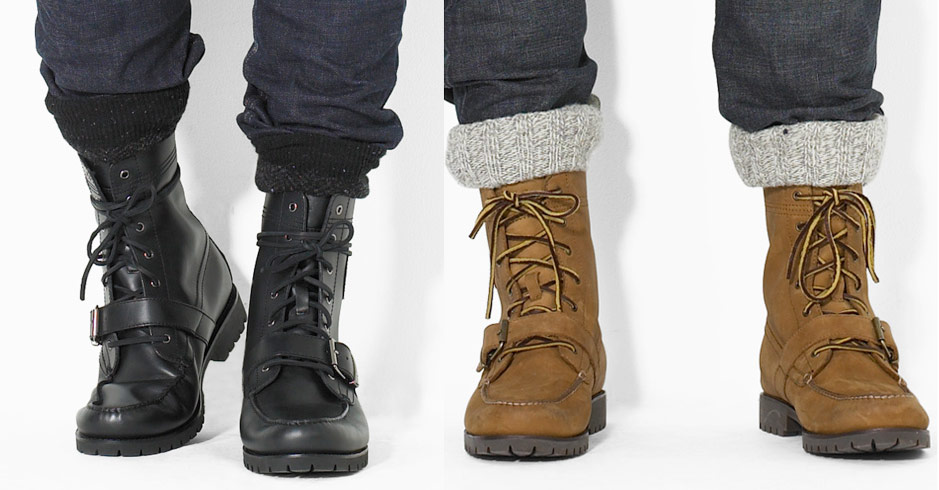 polo ranger boots on feet