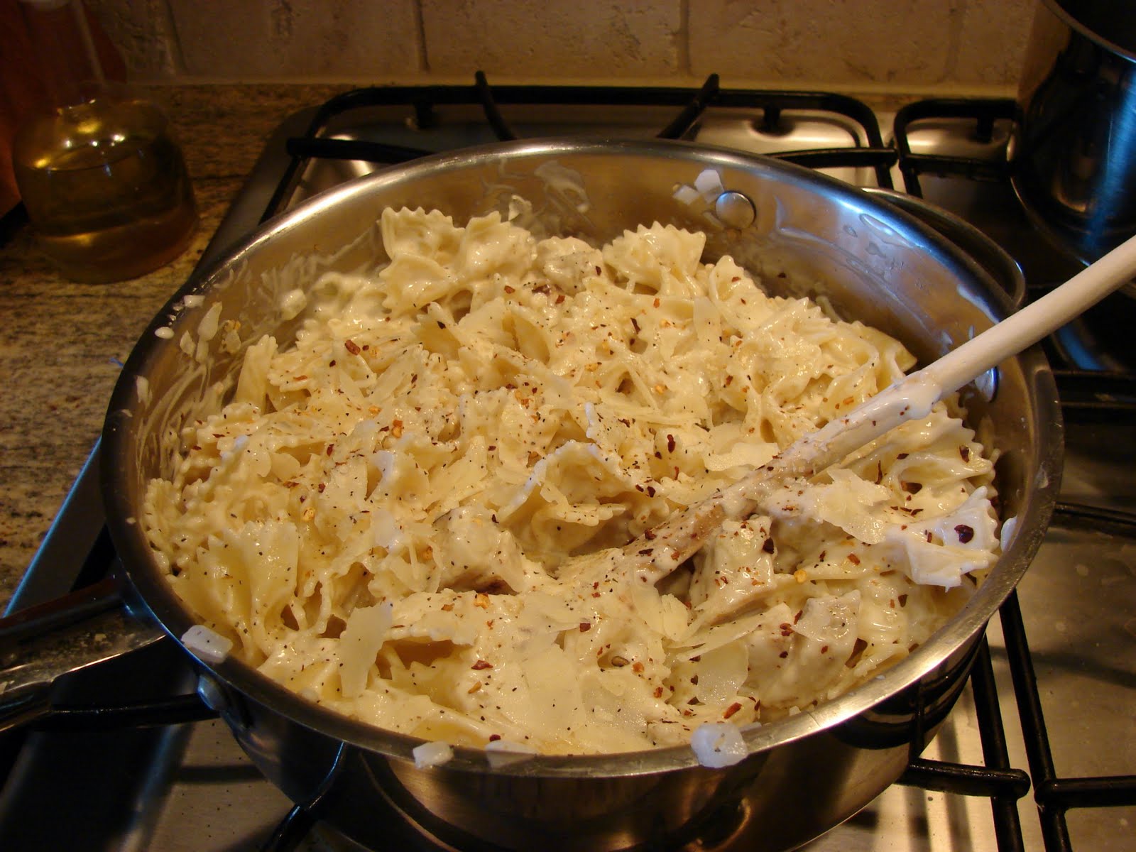 Everything Estes Creamy BowTie Chicken Alfredo Pasta