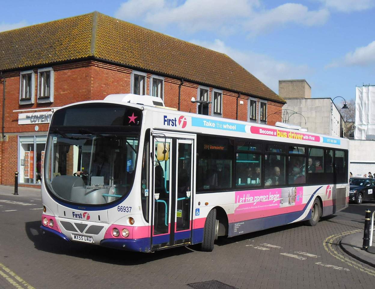 Southern England Bus Scene A Saturday morning in Trowbridge
