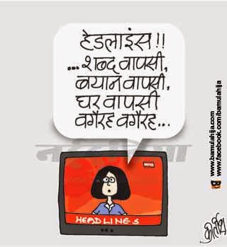 nda government, bjp cartoon, parliament, cartoons on politics, indian political cartoon