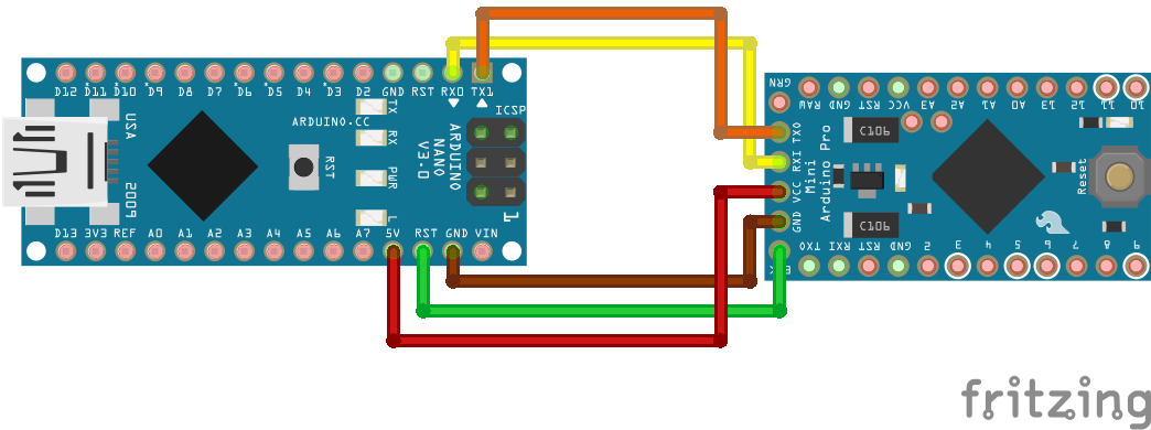using arduino pro mini using arduino pro mini