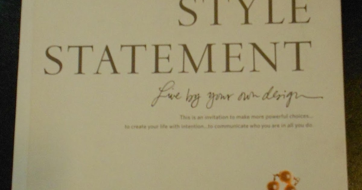 Fashion books blog Review Style Statement Live by your own design