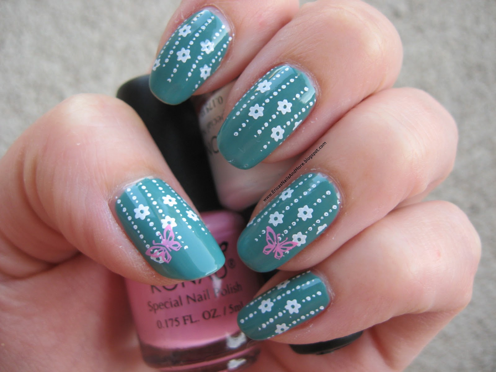 nail stamping color combination