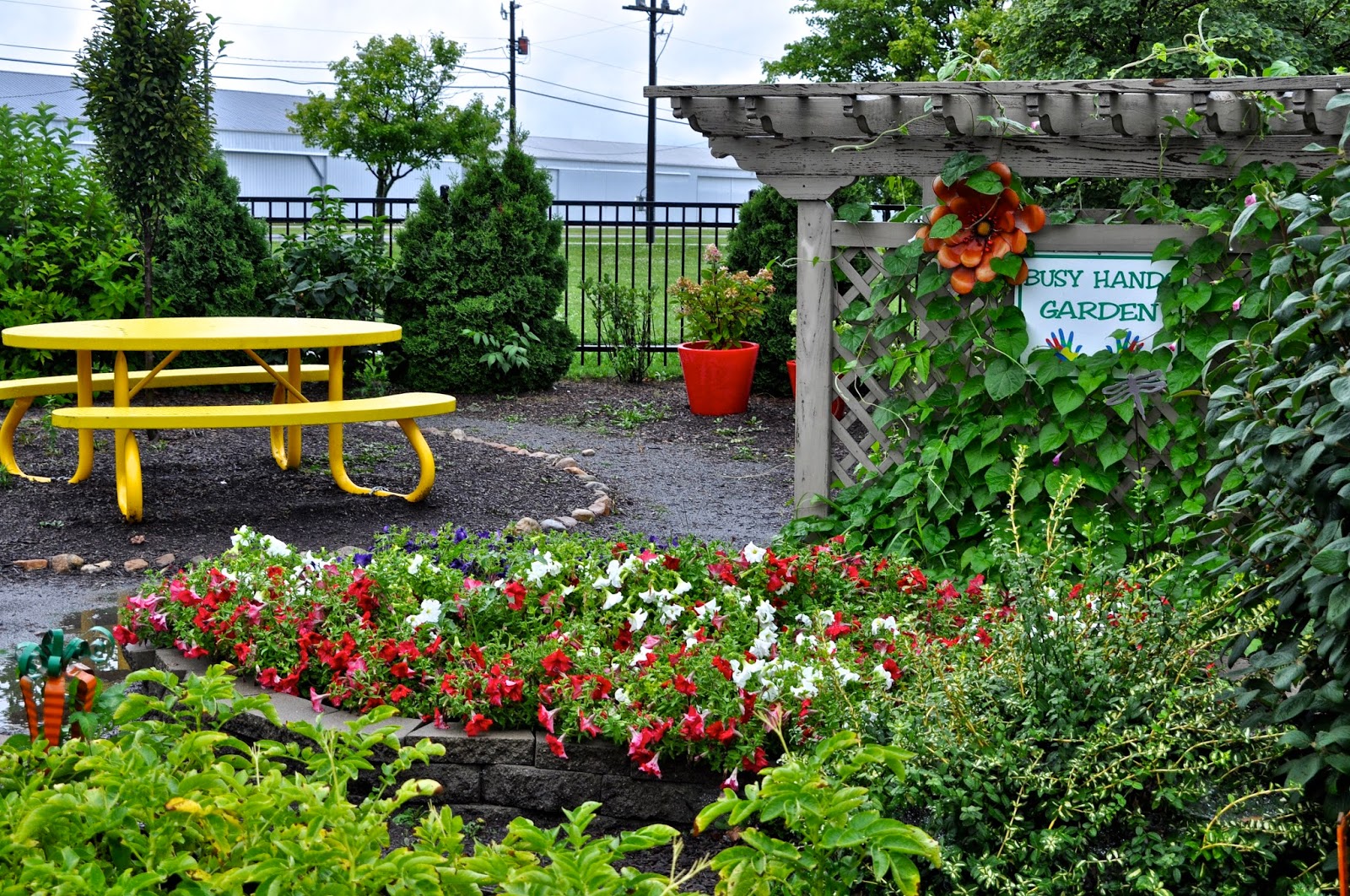 Sharing Nature's Garden Children's garden a fantastic wonderland...