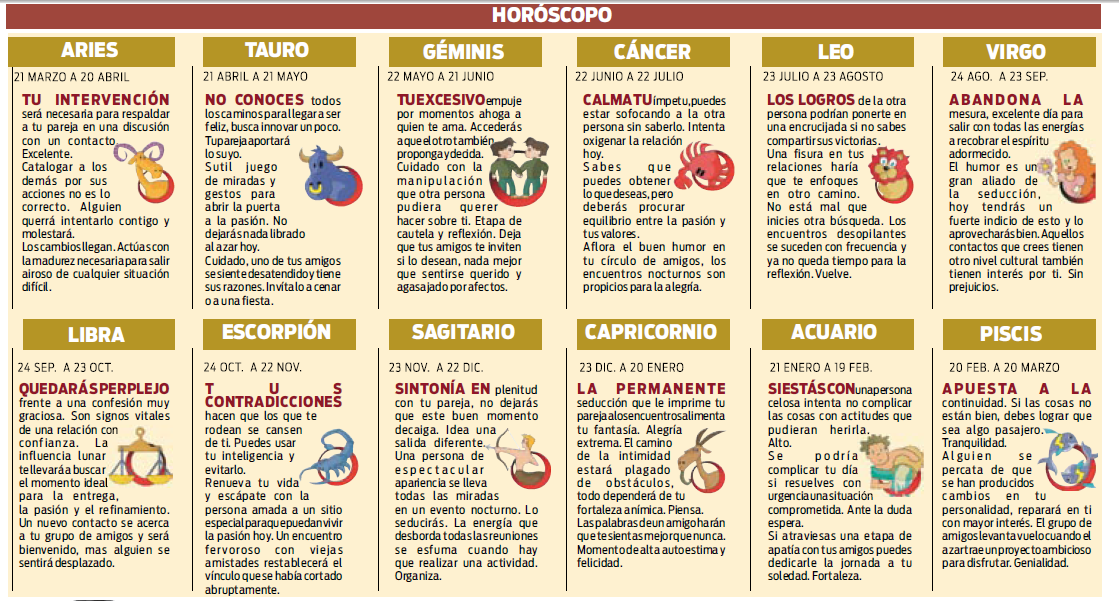 horoscopo