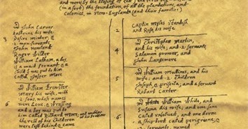 mayflower passenger list