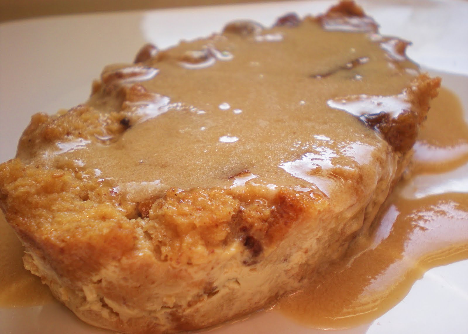 Birds & Brownies Bread Pudding with Vanilla Bourbon Sauce