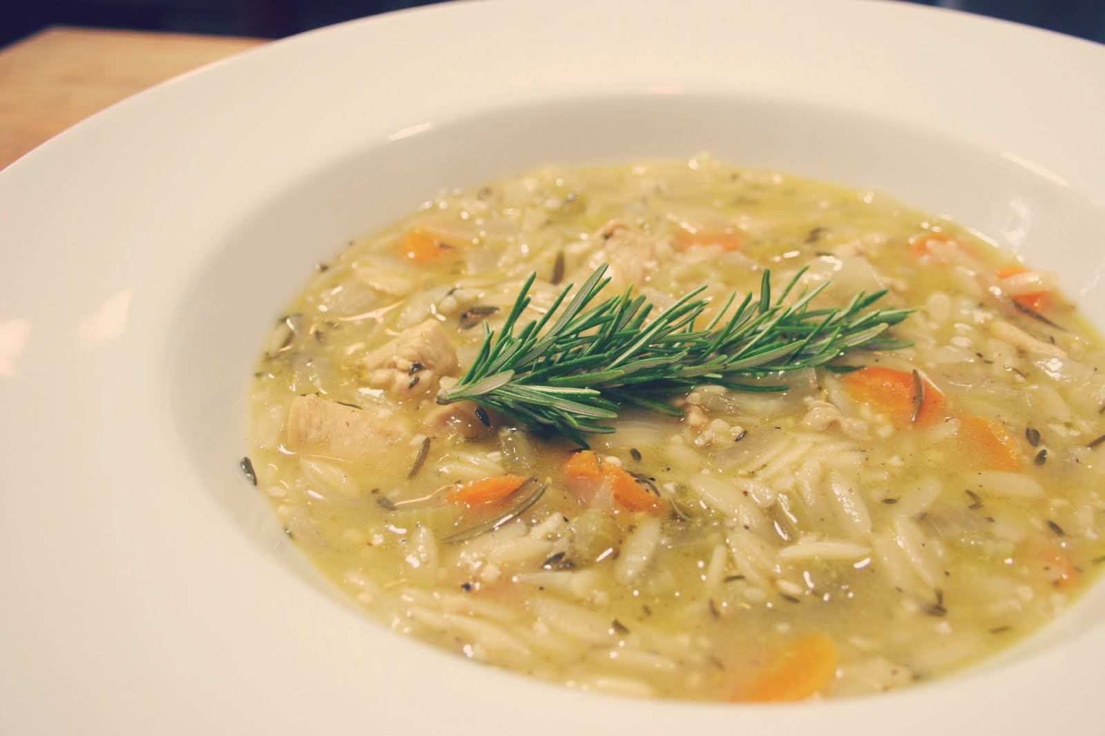 Just A Darling Life Lemon Orzo Chicken Noodle Soup!