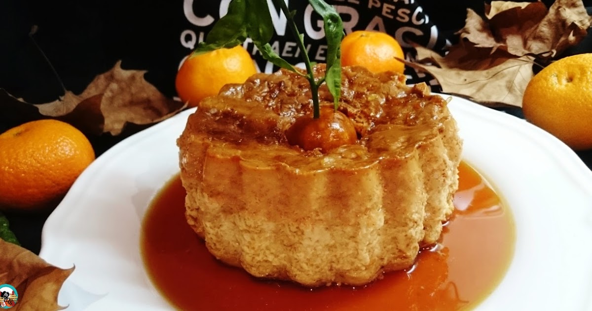 Flan de mandarinas