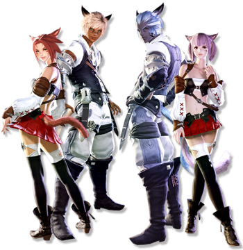 Sexy Final Fantasy XIV Miqote Girls’ Cosplay Costume