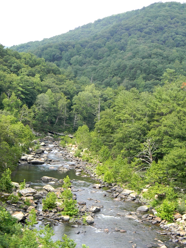 SWAC Girl Goshen Pass, Virginia the Maury River