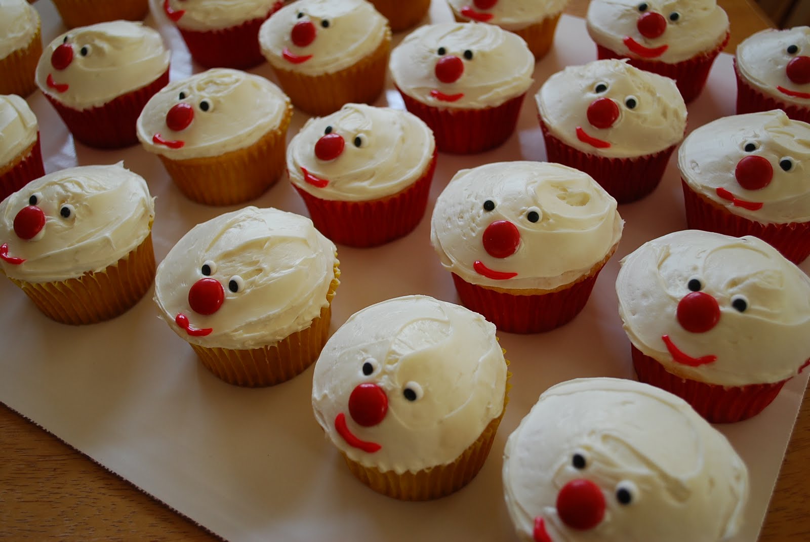Adorable Carnival Clown Cupcakes for kids Amee's Savory Dish