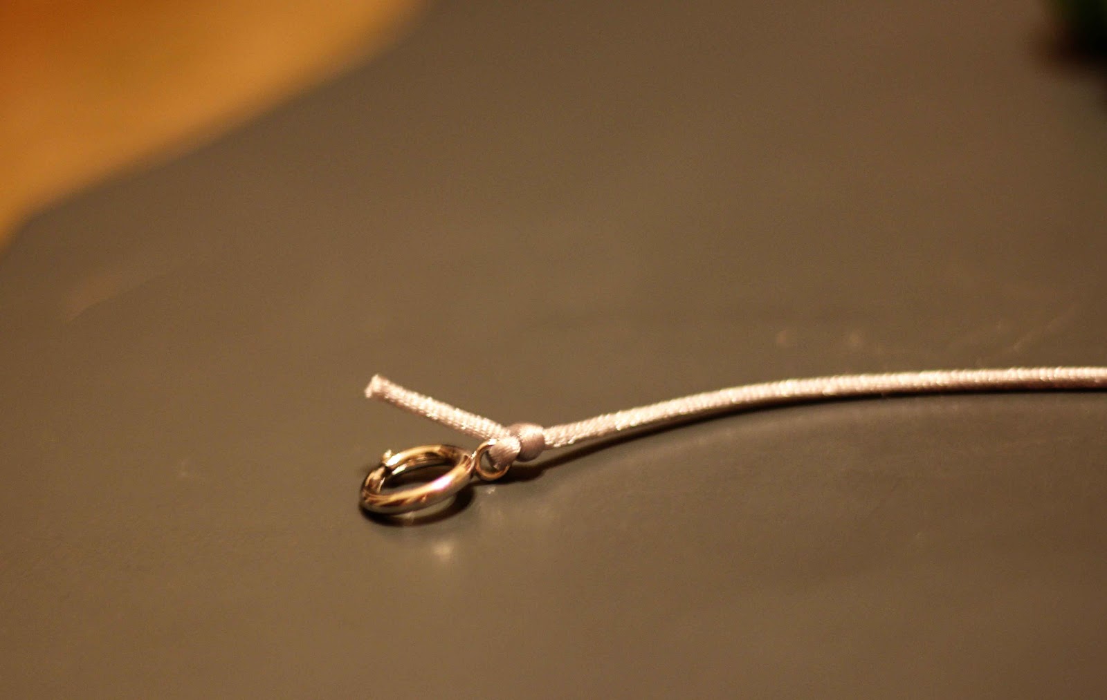 Easy Beaded Necklace DIY The Cream to My Coffee