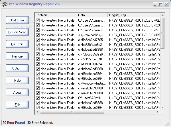 totally free registry repair software