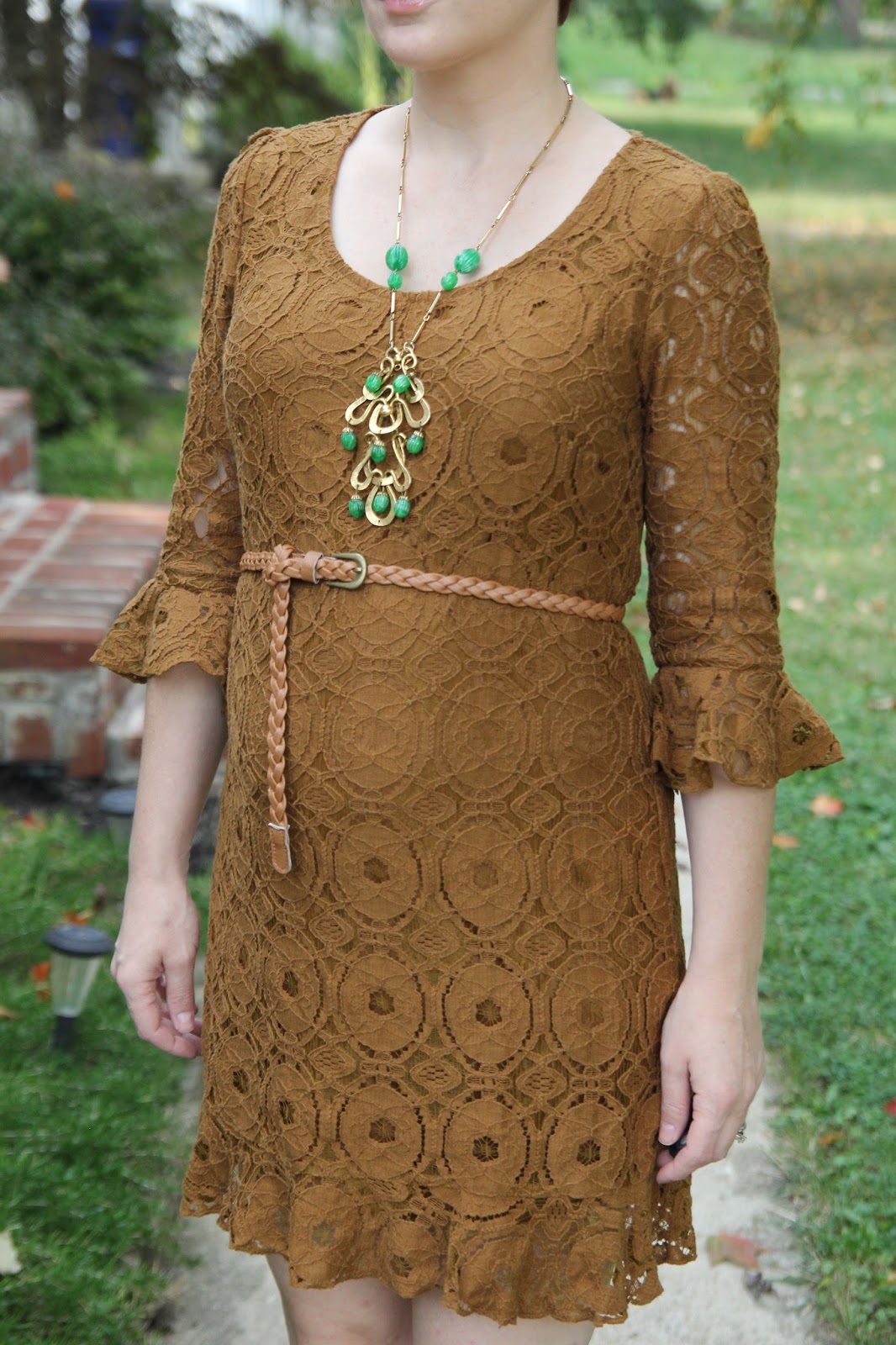 Thrift and Shout Cute Outfit of the Day A Perfect Fall Dress