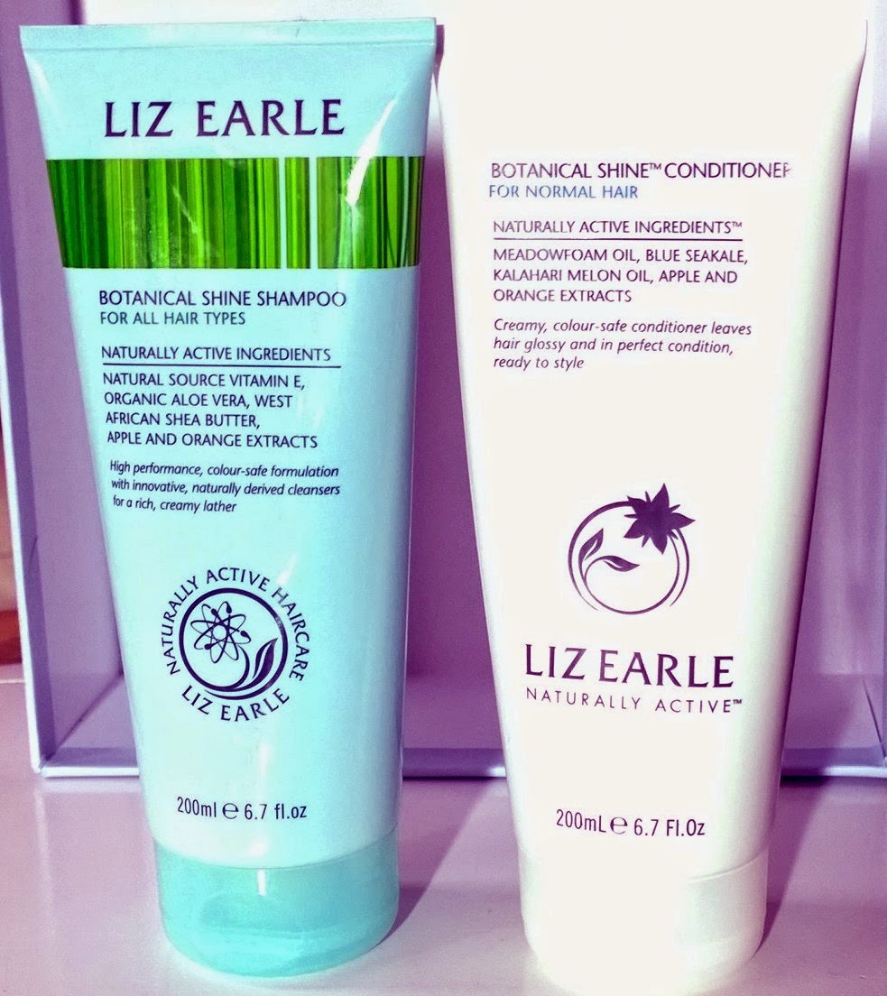 Liz Earle Botanical Shine Shampoo and Conditioner Get Lippie