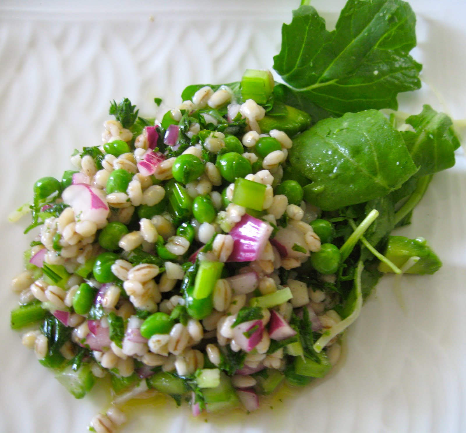 Roasted Pearl Barley Salad Sugar Baking Blog