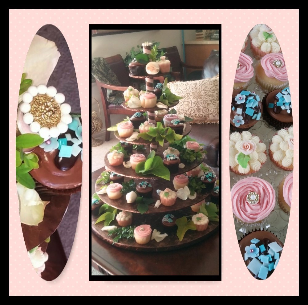 A Cupcake tree for a very special family occassion