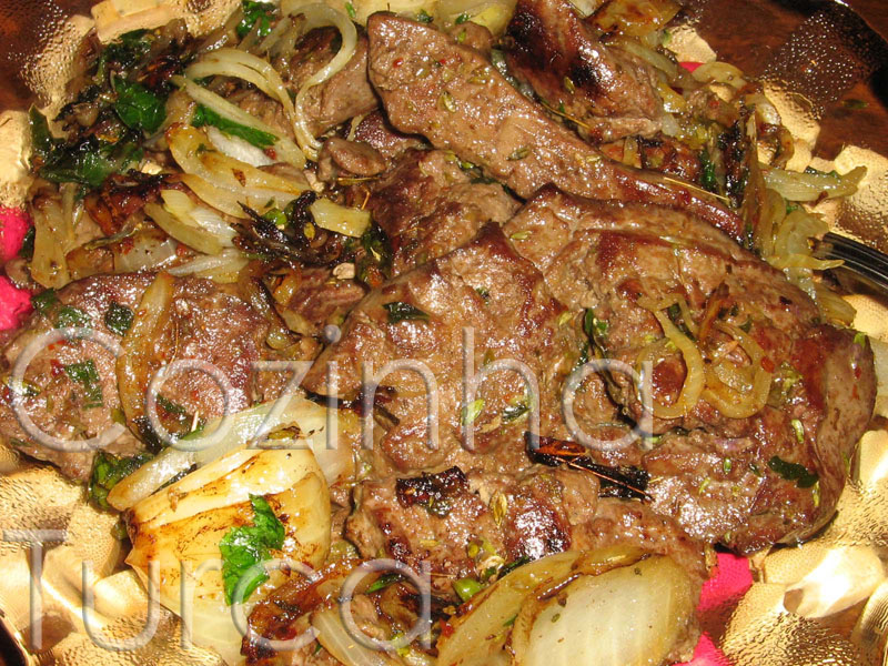 Fígado de Borrego Grelhado (Ciğer Izgara)