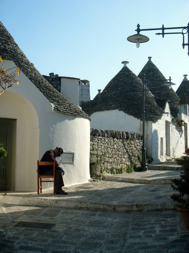 Alberobello a Unique Italian Village Alberobello, the city of drystone dwellings known as trulli , is an exceptional example of vernacular architecture. It is one of the best preserved and most homogeneous urban areas of this type in Europe. Its special features, and the fact that the buildings are still occupied, make it unique. It also represents a remarkable survival of prehistoric building techniques.