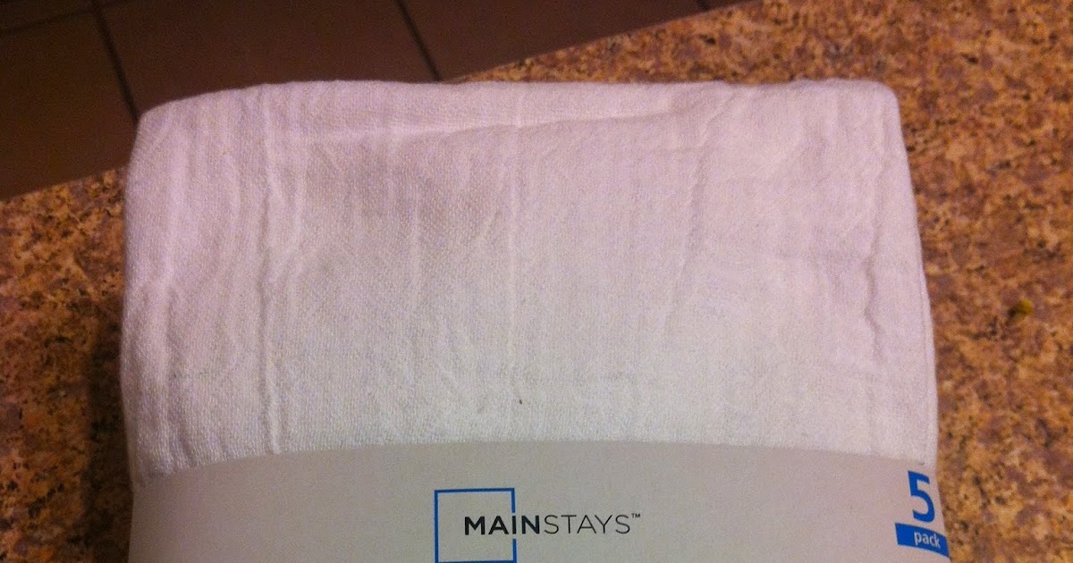 One Crunchy Square Flour Sack Towels (FST) as Cloth Diapers