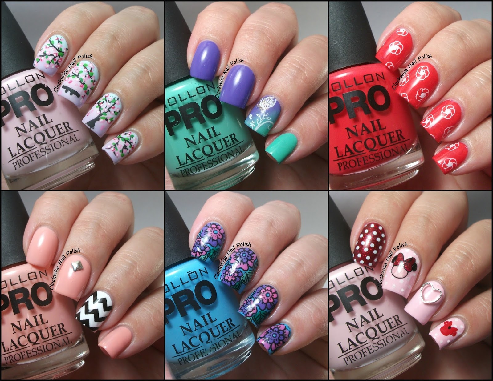 The Clockwise Nail Polish: Mollon Pro Spring 2014 selection