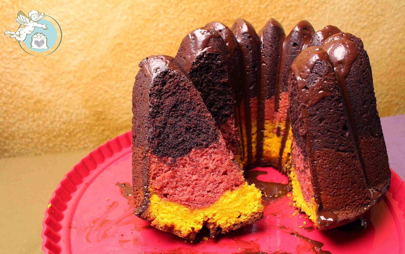 Amor&kartoffelsack: der wm taugliche deutschland kuchen U küche rot