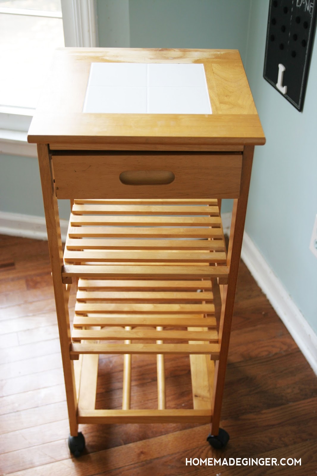 Patio Utility Cart Update Homemade Ginger