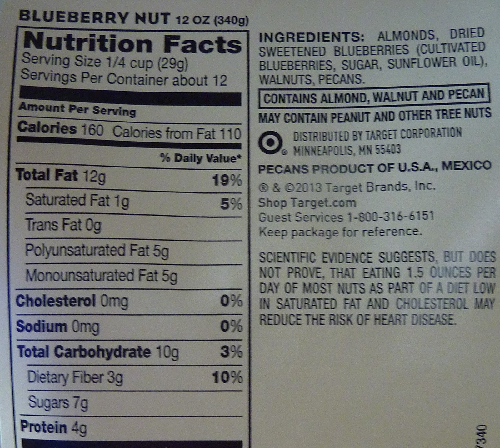 What's Good at Archer Farms? Archer Farms Blueberry Nut Trail Mix