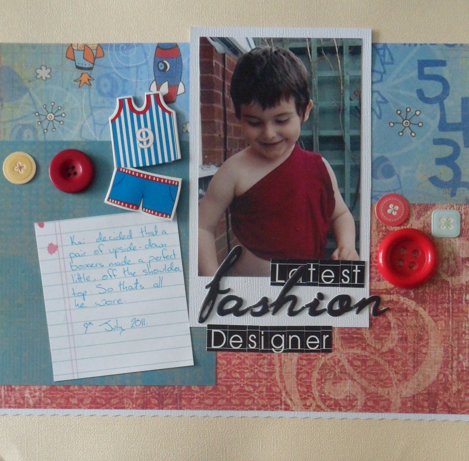 .K's crafty corner. Scrapbooking Latest Fashion Designer.