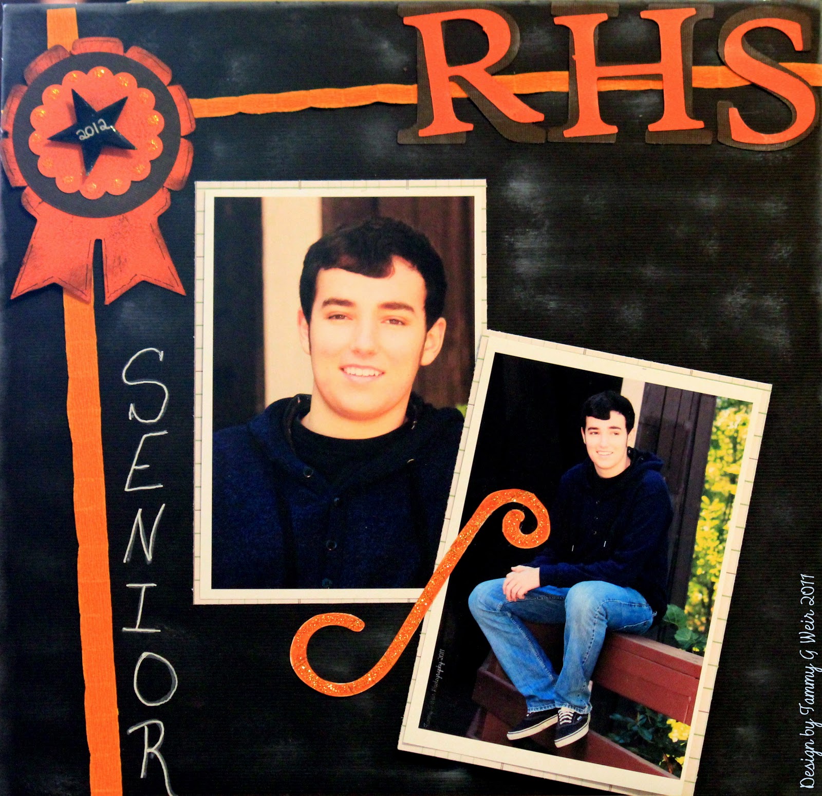 Blog Senior Year Scrapbook Page by Tammy G Weir