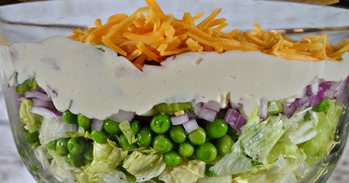 7 Layer Pea Salad Recipe with KRAFT MIRACLE WHIP Building Our Story