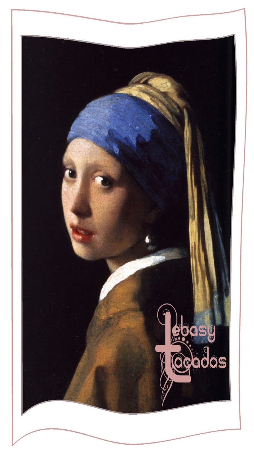 La joven de la Perla de Vermeer luce pañuelo como tocado en el cabello. La joven de la Perla de Vermeer luce pañuelo como tocado en el cabello.