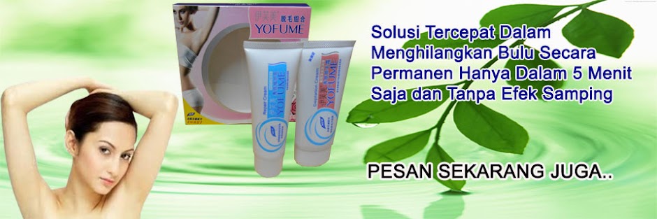 YOFUME CREAM OBAT PERONTOK BULU PERMANEN