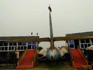 Original " Air France 139" hijacked plane now a museum exhibit on Aero Beach.