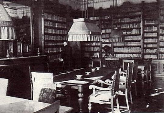 De oude bibliotheek in de periode 1950-1960
