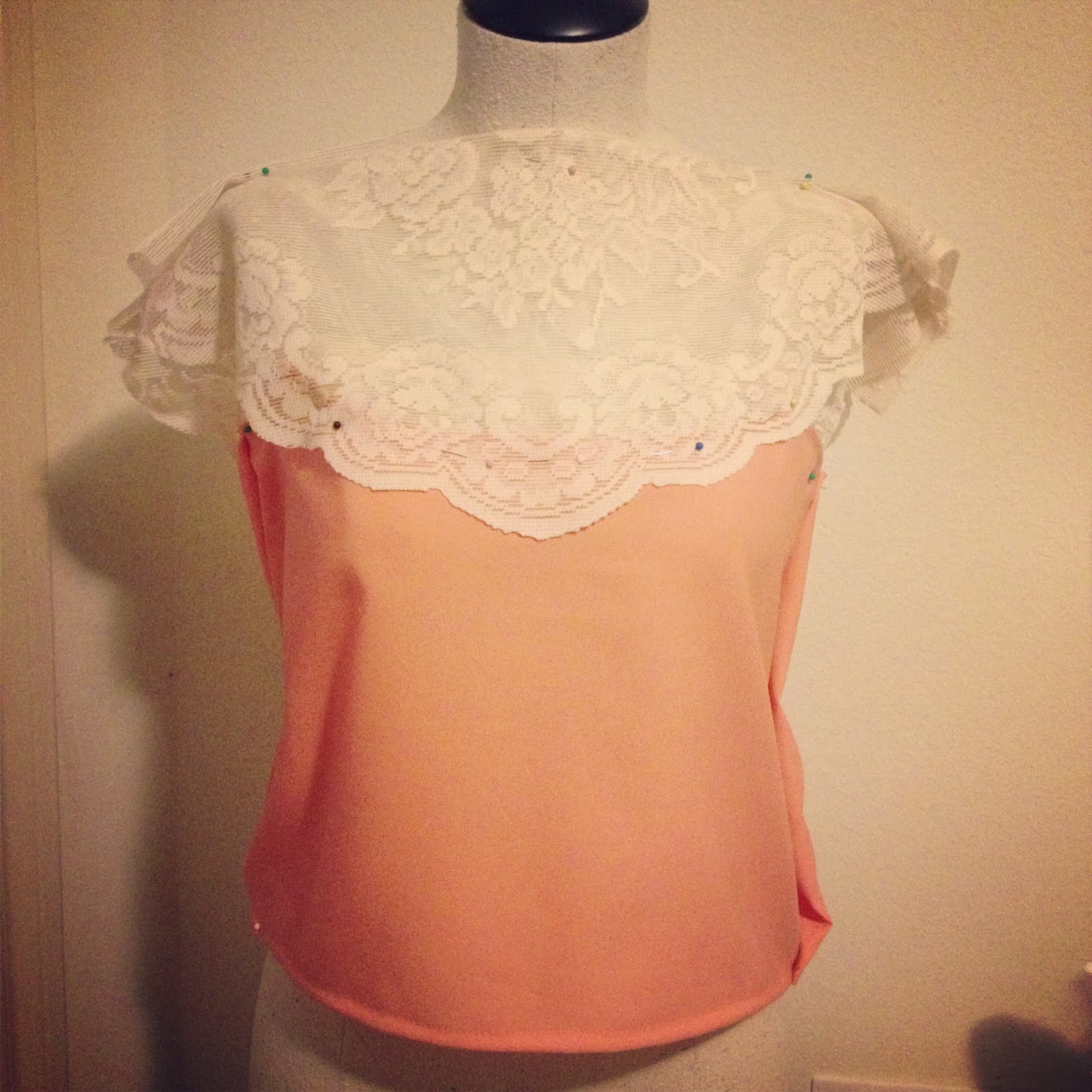 Pretty In Peach & Lace Classy Peach