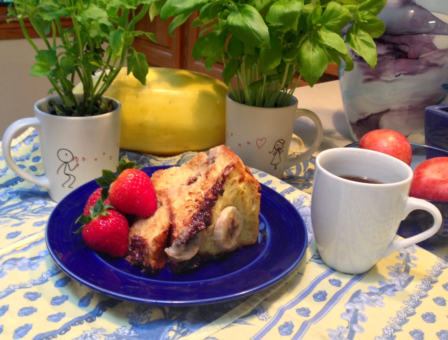 37 Cooks Chocolate Banana Slow Cooker Stuffed French Toast