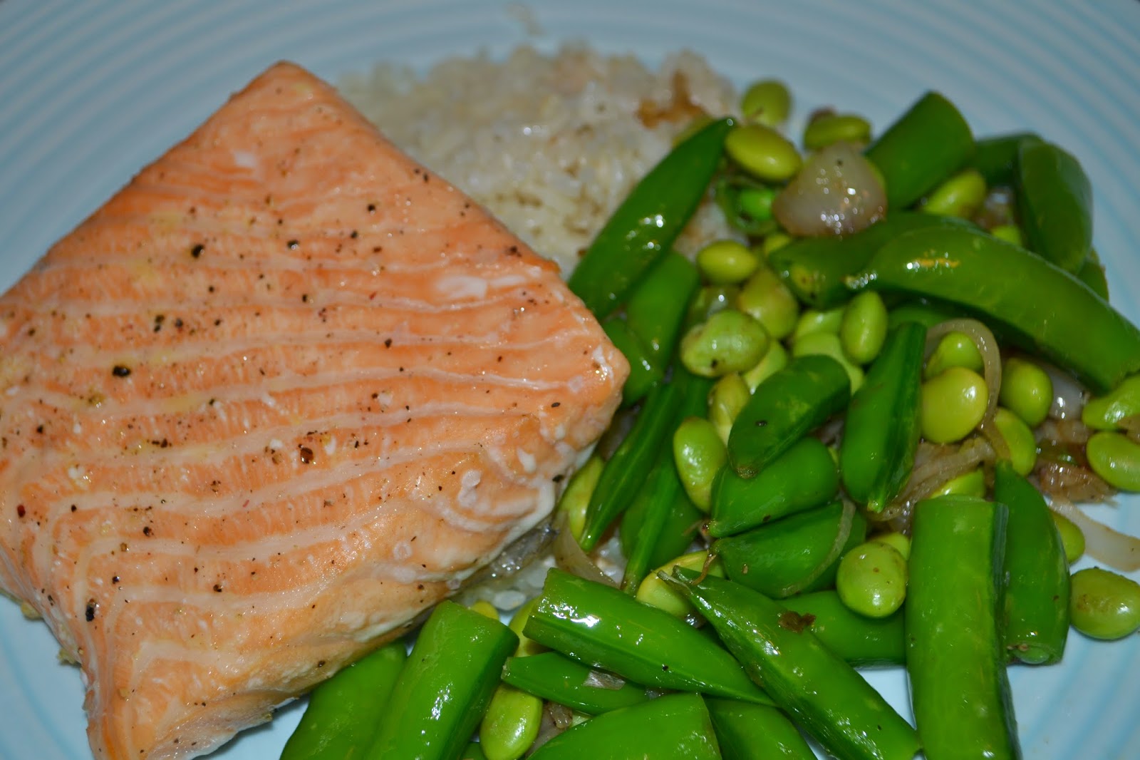 Katie Wanders Pioneer Womans Perfect Salmon with Giada's Balsamic