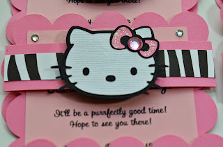 hello kitty birthday party invitations in silhouette cameo