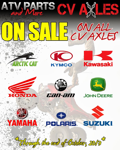 CV AXLES ON SALE NOW! | ATV Parts and More