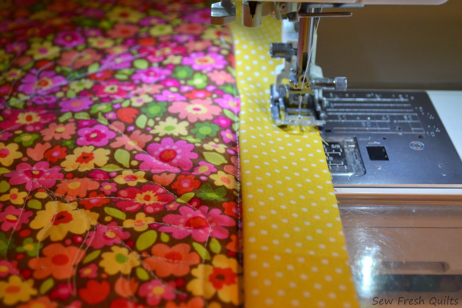 Sew Fresh Quilts Flanged Binding Tutorial