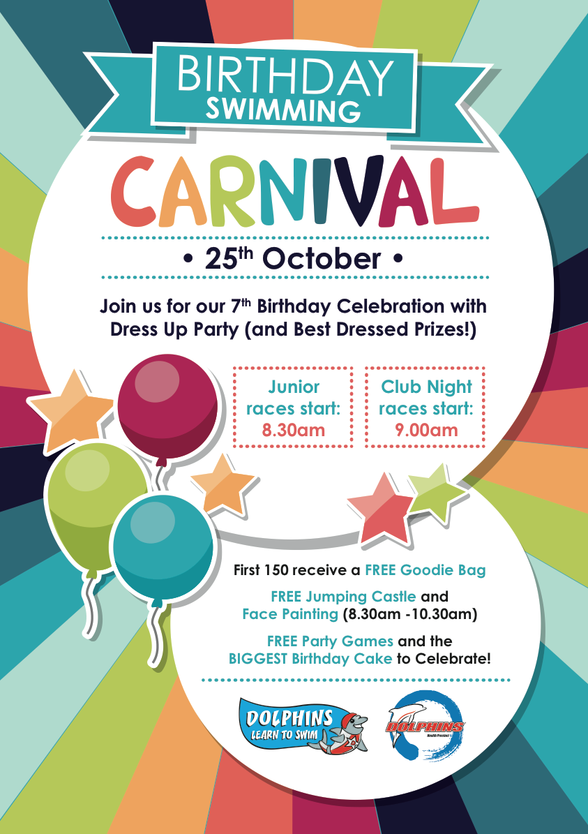 dolphins health precinct blog reminder birthday swimming carnival birthday reminder flyers